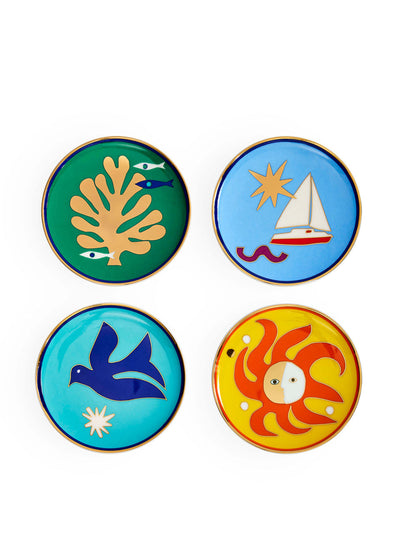 Jonathan Adler Playa coasters (set of 4) at Collagerie