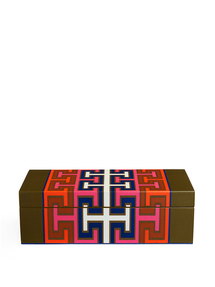 Small Madrid lacquer box Interiors Jonathan Adler    - Collagerie