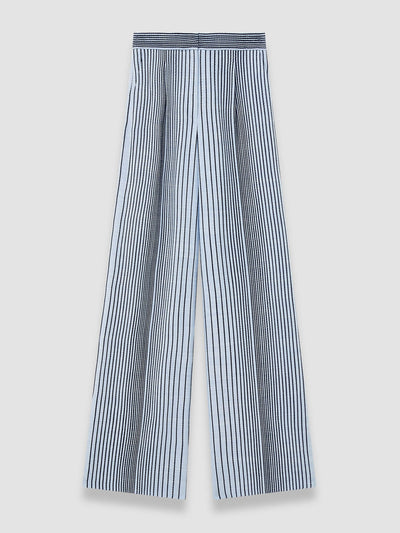Joseph Alanel embroidered stripes trousers at Collagerie