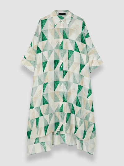 Joseph Dania marble print silk dress at Collagerie
