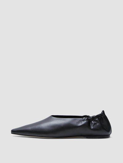 Joseph Leather pointy ballerina shoes at Collagerie