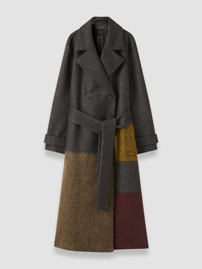 Joseph Merton overlay wool coat at Collagerie