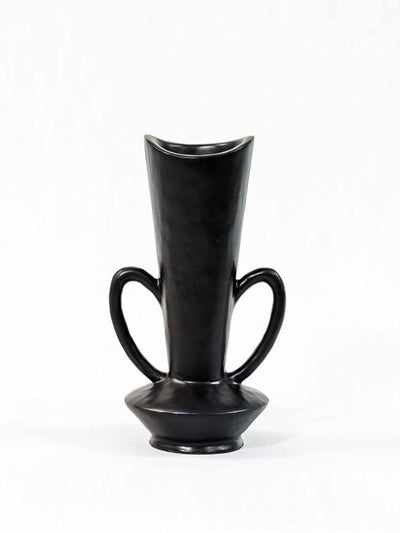 Julian Chichester Black hand-finished Avante vase at Collagerie