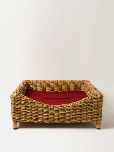 Kalinko Kway rattan pet bed at Collagerie