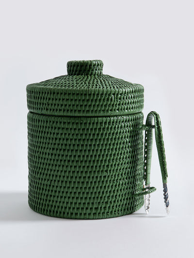 Kalinko Strand rattan ice bucket at Collagerie