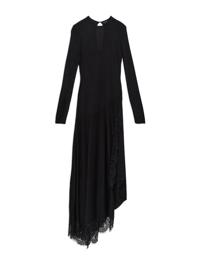 Karen Millen Viscose blend slinky sheer dress at Collagerie