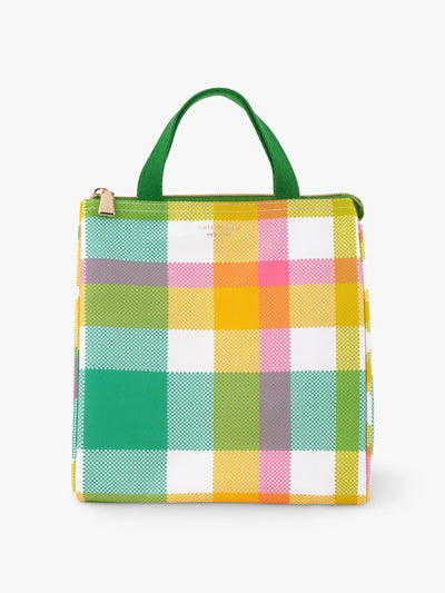 Kate Spade Lunch bag in Spring Plaid at Collagerie