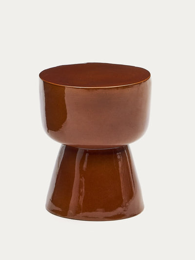 Kave Home Mesquida outdoor side table at Collagerie
