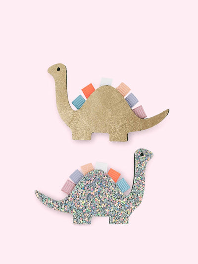 Mimi & Lula Dino ribbon clips at Collagerie