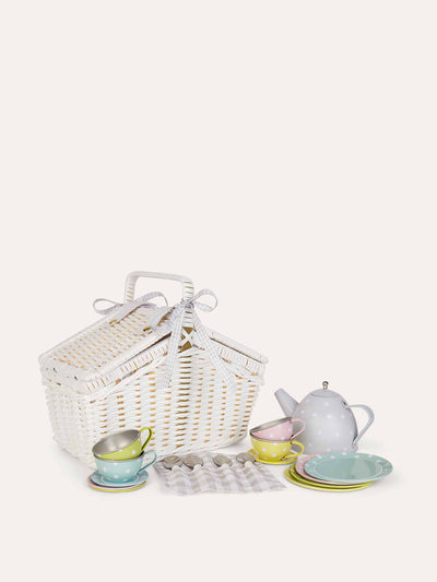 Jabadabado Picnic basket tin tea set at Collagerie