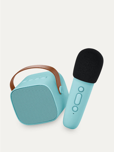 Lalarma Karaoke bluetooth speaker with wireless microphone at Collagerie