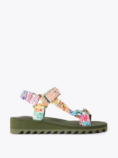 Kurt Geiger Floral couture orion sandals at Collagerie