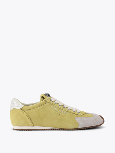 Kurt Geiger Islington sneakers in yellow at Collagerie
