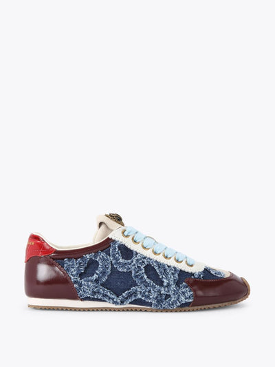 Kurt Geiger Islington sneaker in denim at Collagerie