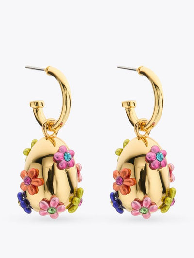Kurt Geiger Rainbow floral earrings at Collagerie