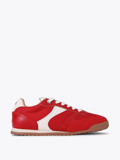 Kurt Geiger Likely red fabric sneakers at Collagerie