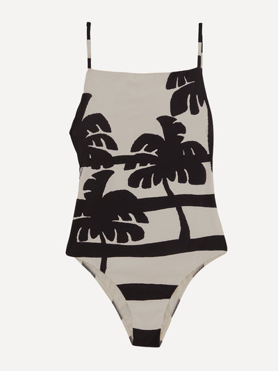 Farm Rio Coconut one-piece swimsuit at Collagerie