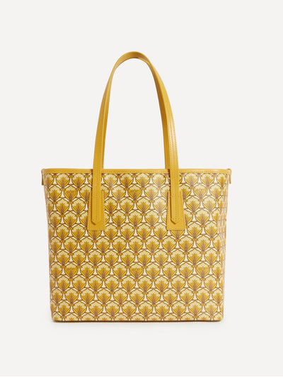 Liberty London Iphis yellow little marlborough tote bag at Collagerie