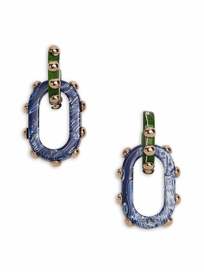 La DoubleJ Nefertiti double earrings at Collagerie