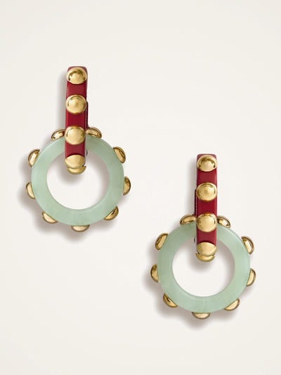 La DoubleJ Double hoop earrings at Collagerie