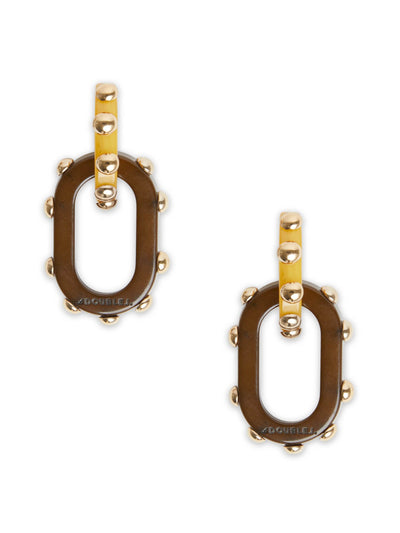 La DoubleJ Nefertiti double earrings at Collagerie