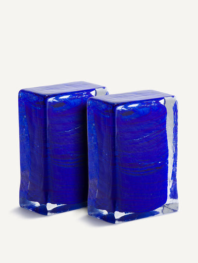 Am.Pm Diafani glass bookends at Collagerie