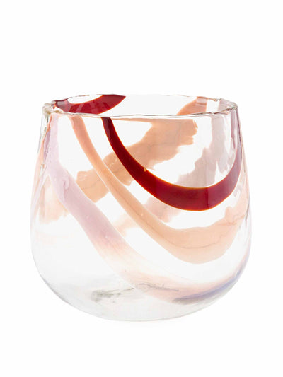 Am.Pm Patterned transparent glass vase at Collagerie