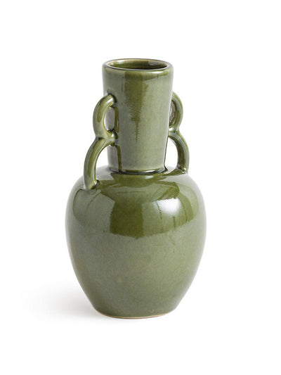 La Redoute Interieurs Green decorative earthenware vase at Collagerie