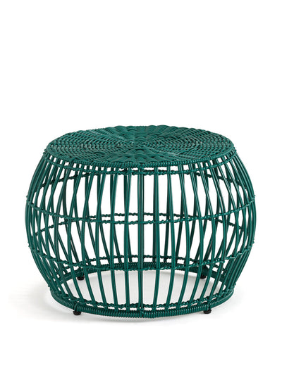 La Redoute Interieurs Kamila woven resin garden coffee table at Collagerie