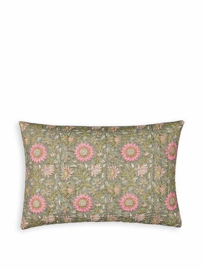 La Redoute Floral block print cushion cover at Collagerie