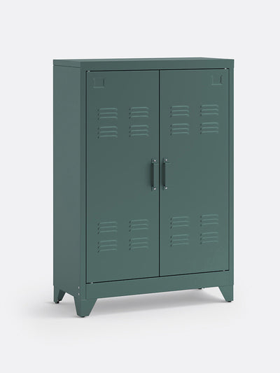 La Redoute Interieurs Hiba industrial low metal cabinet at Collagerie