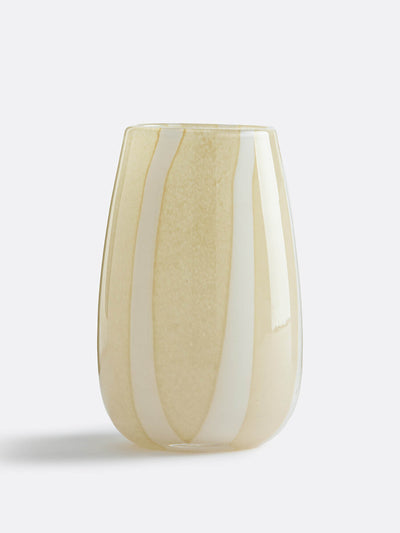 La Redoute Interieurs Malco glass vase with stripes at Collagerie