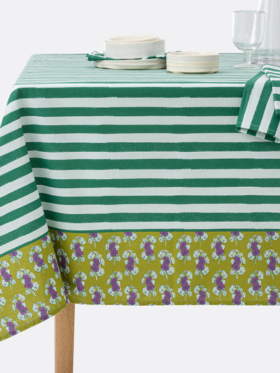 La Redoute Interieurs Marles printed washed cotton tablecloth at Collagerie