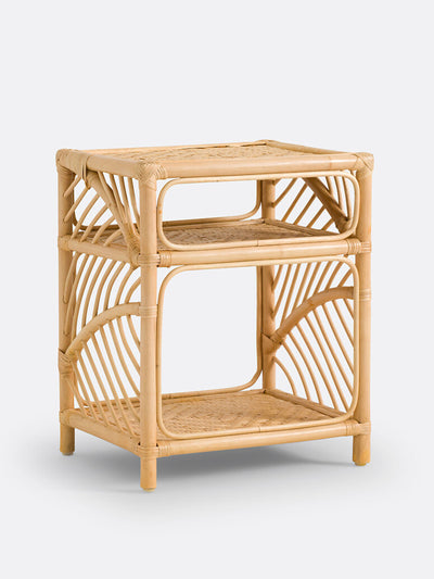 La Redoute Interieurs Marrak rattan bedside table at Collagerie