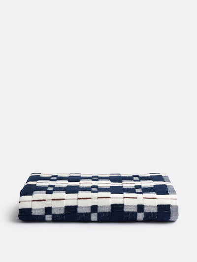 La Redoute Interieurs Meiri bath towel in jacquard towelling at Collagerie