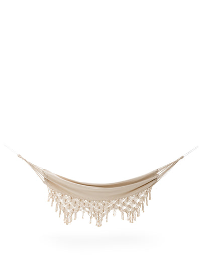 La Redoute Interieurs Posy fringed polycotton hammock at Collagerie