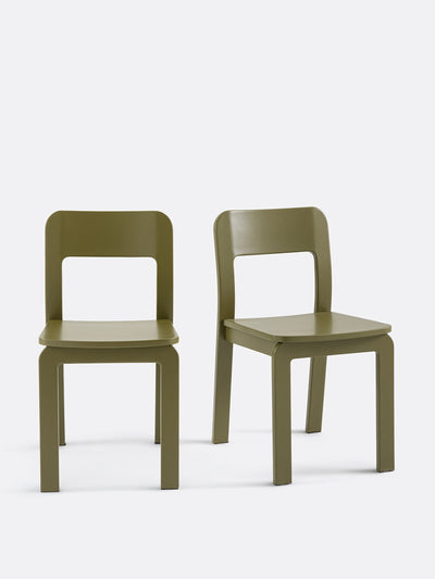 La Redoute Interieurs Talet stained solid birch chairs (set of 2) at Collagerie