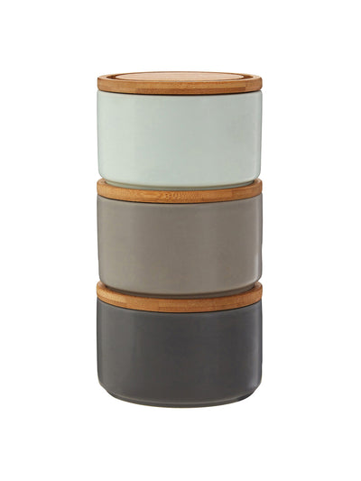 So'Home Stackable storage canisters (set of 3) at Collagerie