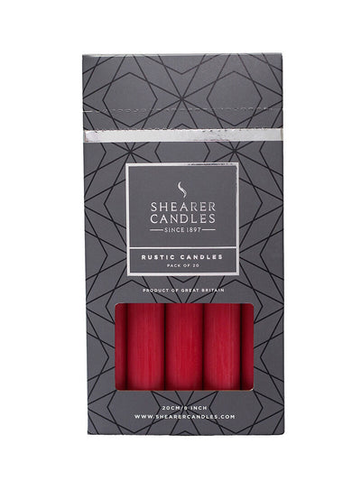 Shearer Red dinner candles (pack of 20) at Collagerie