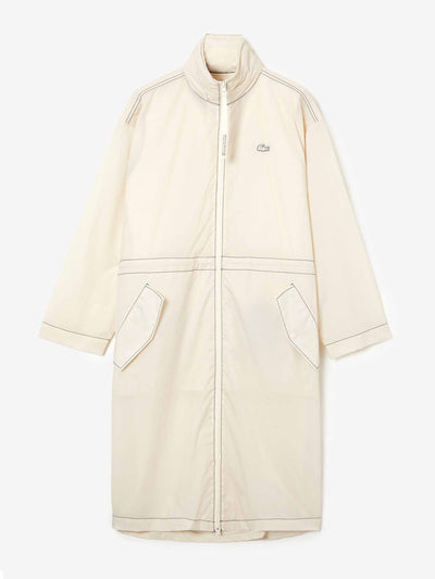 Lacoste Water-repellant hooded parka at Collagerie