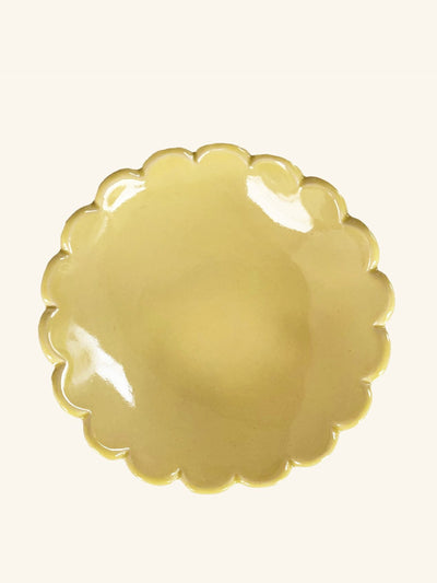 KC Hossack Pottery Scallop edge ice cream bowl at Collagerie