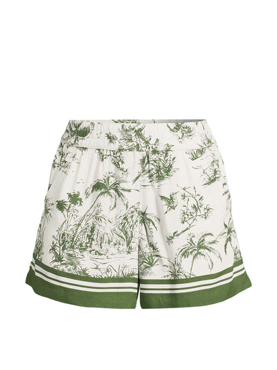 Lands' End Women's printed pull-on shorts at Collagerie