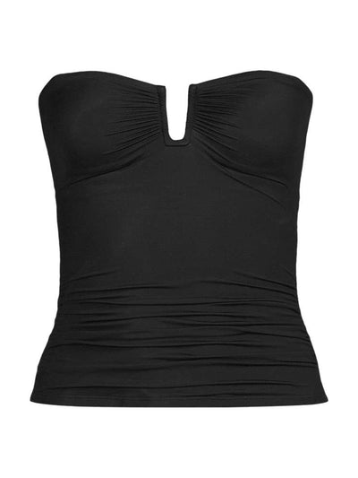 Lands' End Women's slender bandeau tankini top at Collagerie