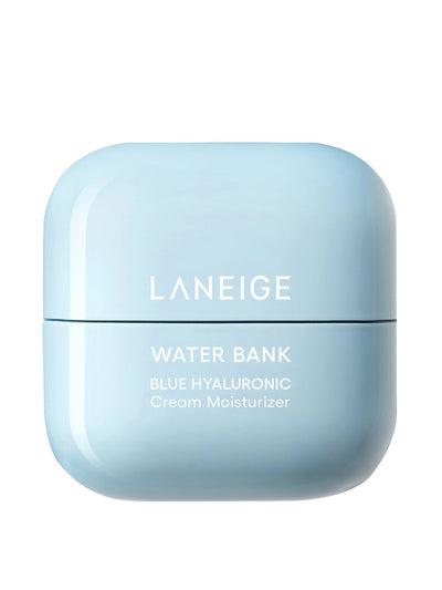 Laneige Water bank blue hyaluronic cream moisturizer at Collagerie