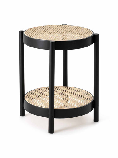 La Redoute Interieurs Cedak double bedside table in cane at Collagerie
