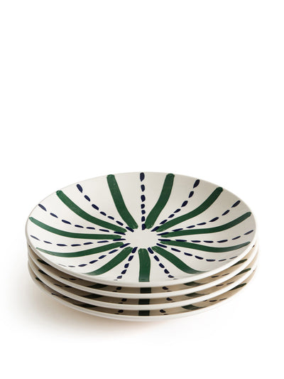 La Redoute Interieurs Riveri earthenware plates (set of 4) at Collagerie