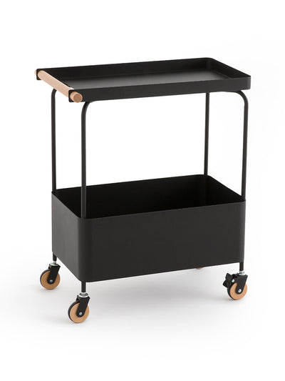 So'Home Elkim black metal portable dessert trolley at Collagerie