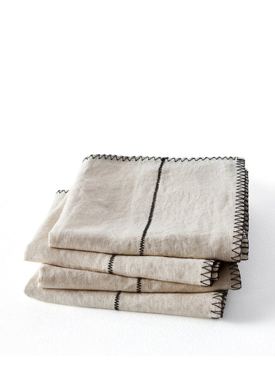 Am.Pm Tojos linen napkins (set of 4) at Collagerie