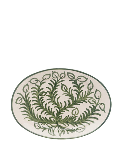 Late Afternoon Large green Vina platter at Collagerie