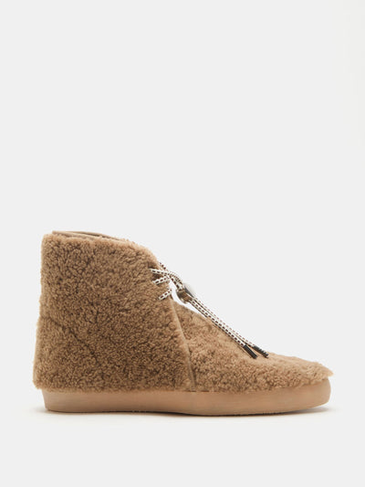 Le Monde Beryl Desert shearling boots at Collagerie